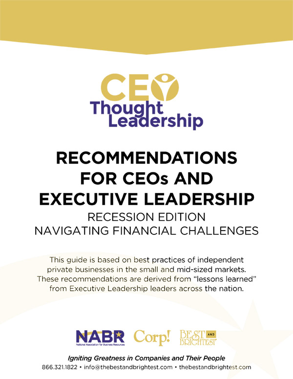 Recommendations For CEOs And Executive Leadership