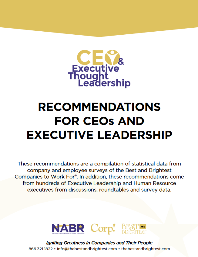 Recommendations for CEOs and Executive Leadership